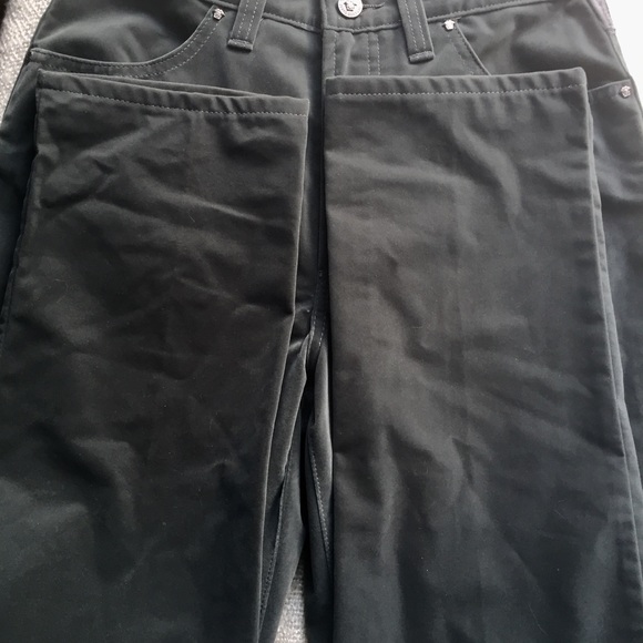 Vintage Versace Velvet Jeans NWOT + Bag IT 30 Never Worn (Frame for Exposure) - Picture 11 of 12